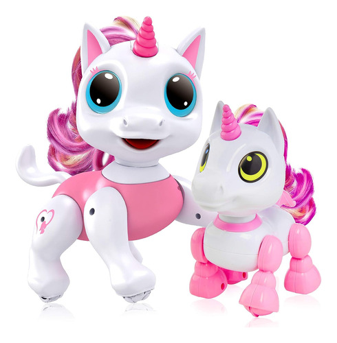 Juguetes Unicornio Power Your Fun Robo Pets, Paquete De 2, R