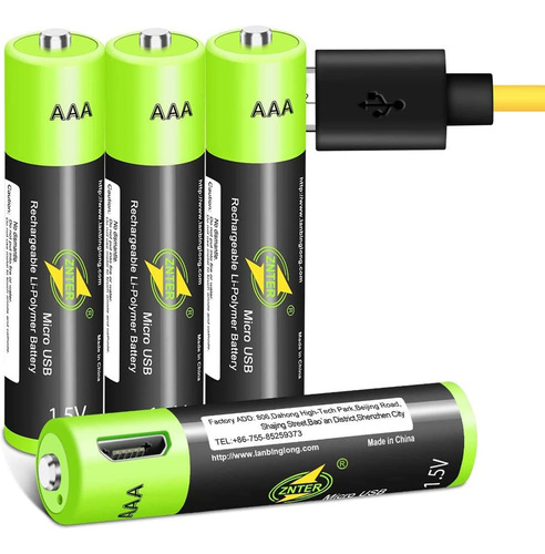 Aaa Batteries  Rechargeable Triple Lithium Batteries  M...