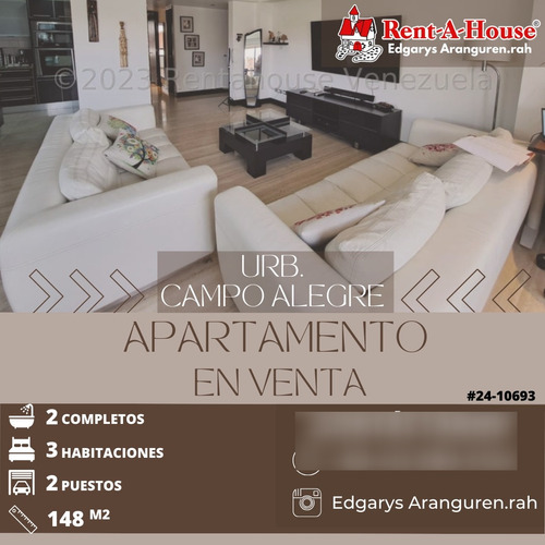 Apartamento En Venta / Urb. Campo Alegre / Edgarys Aranguren