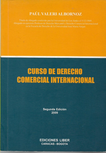 Curso De Derecho Comercial Internacional