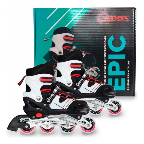 Patines Ajustables Epic Qmax S Rojo Pw120gws