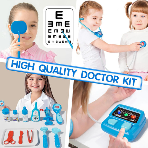 New Doctor Kit For Toddlers 3-5 - Pretend Play Set With 3...