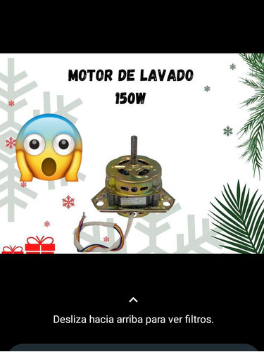 Motor De Lavadora Doble Tina 150w Cobre