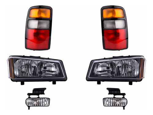 Paq Calaveras Y 4 Faros Suburban 2004/2006 Depo