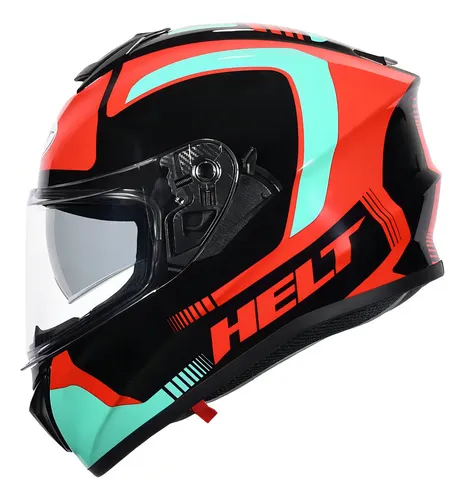 Capacete Moto Helt 981 Avant Glass Kandux Com Óculos Interno