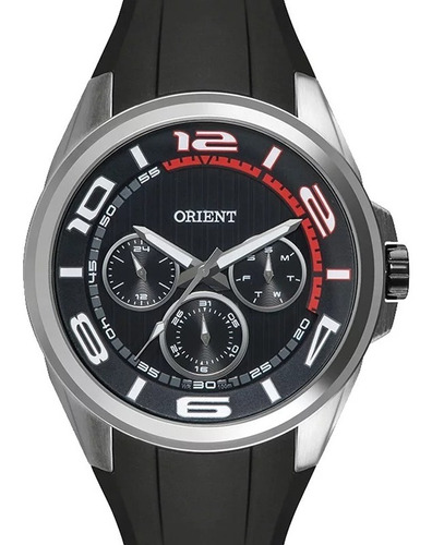 Relógio Orient Masculino Esportivo Com Pulseira De Silicone