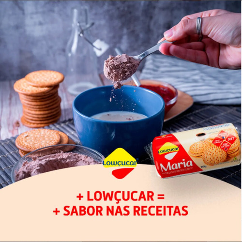 Biscoito Maria Lowçucar Zero Lactose Diet 110g Kit Com 12