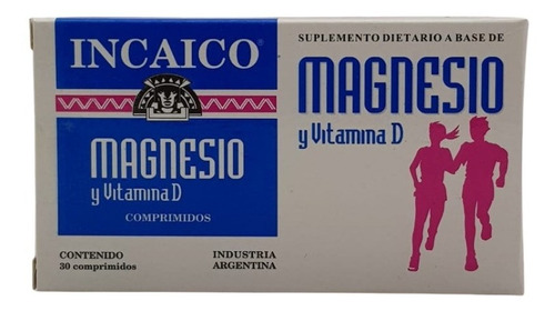 Magnesio + Vitamina D  Salud Piel Y Huesos