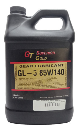 Aceite Transmision 85w140 Gear Lubricant 3.75l