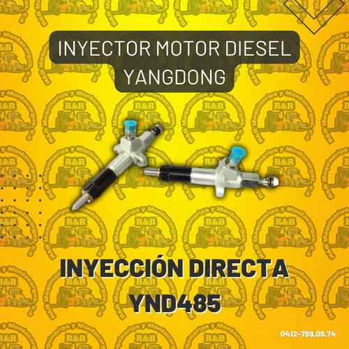 Inyector Motor Diesel Yangdong Inyección Directa Ynd485