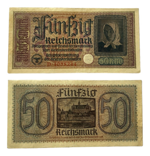 Billetes Mundiales : Alemania  50 Reichsmark 1940 