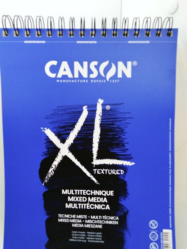 Block  Papel Canson Acuarela A4 Xl 300grs X 30 Hjs Texturado