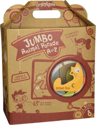 Begingain Jumbo Animal Parade A A Z Puzzle - Playset De Alfa