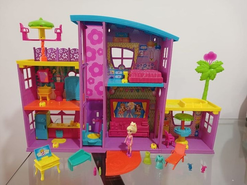 Casa De Polly Pocket. Sin Caja. Estado 9/10