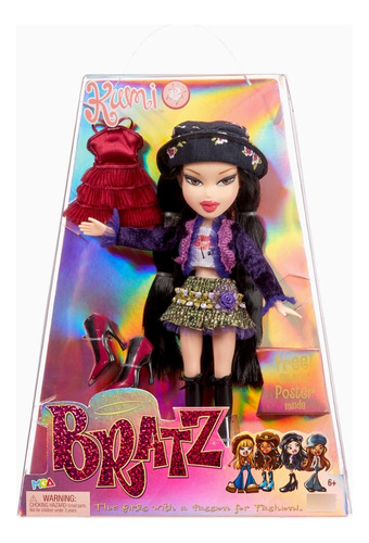 Bratz Muñeca Kumi De Moda Original Con 2 Trajes Y Póster