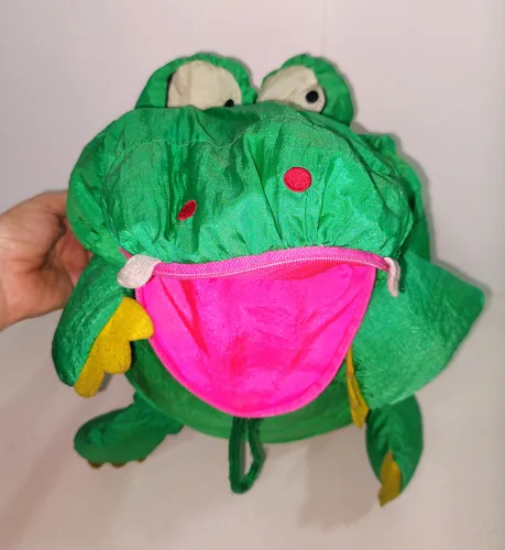 Antiguo Peluche Muñeco Cocodrilo Guardarropa Japon Decada 80 (Usado)