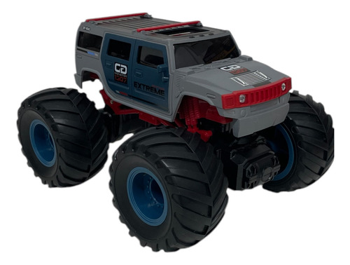 Camioneta A Radio Control Giantfoot Competition 1:18 Color Azul Acero
