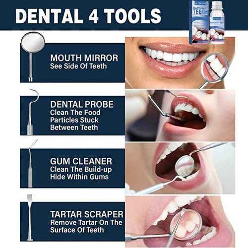 Jaysuing Kit De Reparación De Dientes Reparación De Dientes