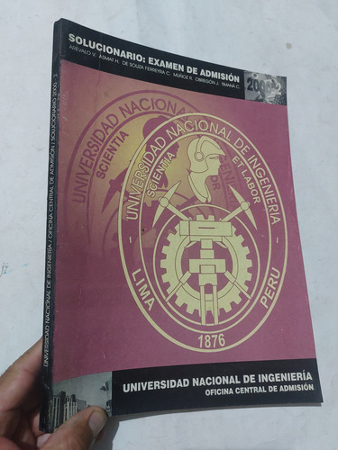 Libro Examen Admisión Uni 2000-2 Ocad (Usado)