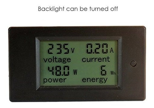 Imagen 7 de 9 de Bayite Ac 80-260v 100a Bayite-pzem-061 Pantalla Lcd Voltaje