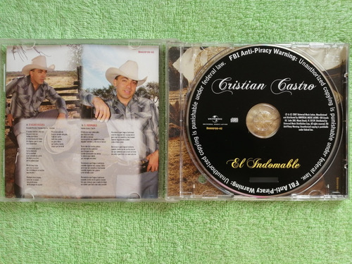 Imagen 2 de 6 de Eam Cd Cristian Castro El Indomable 2007 Edicion Europea