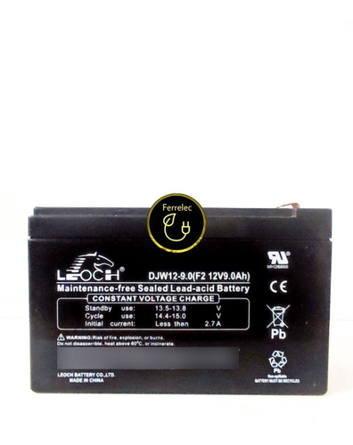 Bateria Seca 12v 9ah (Reacondicionado)