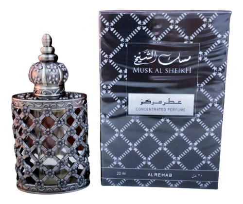 Musk Al Sheikh Perfume Árabe Al Rehab Attar 20 Ml De Lujo