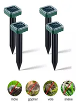 Comprar Solar Repelente Ultrasônico Susto Pragas Cobras Ratos X4