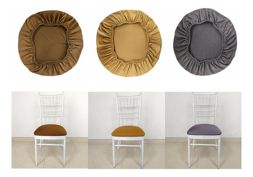 Cubierta De Asiento De Silla Funda Elástico De Taburete