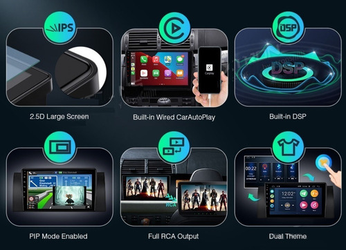 Android Bmw Serie 3 1998-2006 Carplay Gps Wifi Mirrorlink Hd