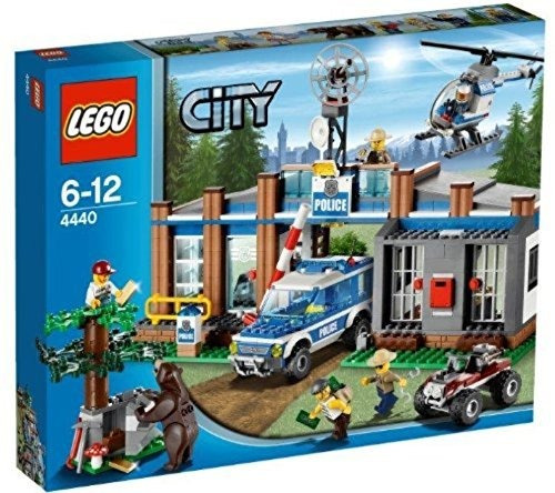 Estacion De Policia Forestal Lego City Con Helicoptero - 