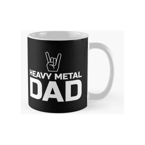 Taza Papá De Heavy Metal Calidad Premium