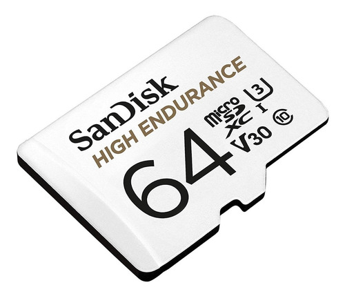 Memoria Sandisk Micro Sd High Endurance De 64gb Clase 10 4k