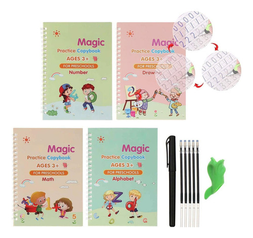 El Diseño Plantilla Groove Ayuda Cuaderno Mágico Los Niños .