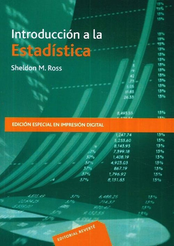 Libro Introducción A La Estadística De Sheldon M. Ross