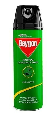 Insecticida Baygon Verde Aero 350 Cc Insectos Rastreros