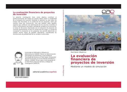 Libro: La Evaluación Financiera De Proyectos De Inversión: