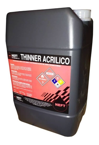 Thinner Acrilico Neft Cuñete Superformica