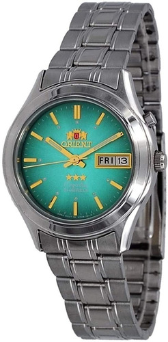 Imagen 5 de 10 de Reloj Orient Automatico 3 Star Clasico 21 Jewels Fem0301zf