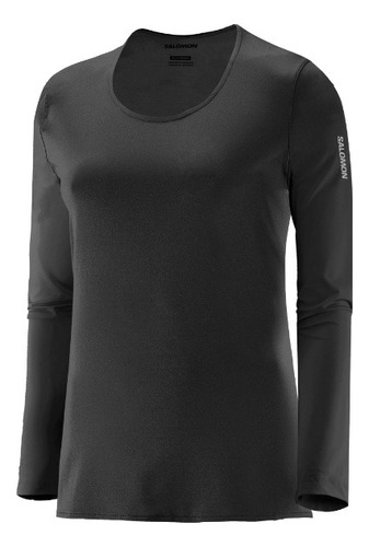 Remera Mujer Hybrid Ls Tee Salomon Térmica  - S+w