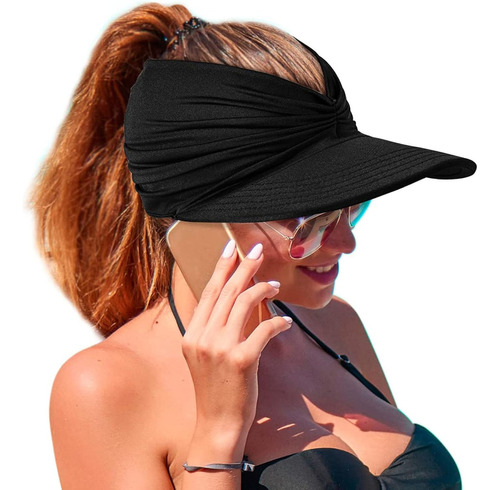 Sombrero De Sol Para Mujer Vacío Visera Del Gorro Al Aire