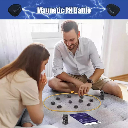 // Juego De Estrategia De Ajedrez Magnético For S, 20 Bolsas