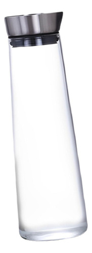 Jarra De Agua Fría Botella De Agua De Vidrio Con Tapa 1.5l