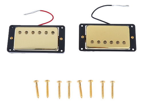 Juego De Pastillas Humbucker Con Sellado Dorado Para Piezas