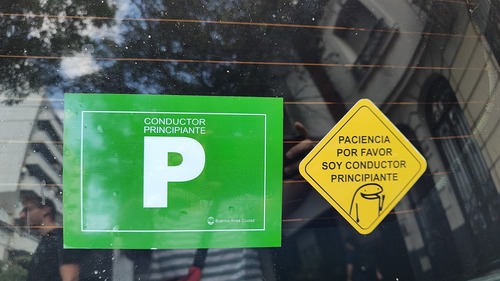 Sticker Paciencia Conductor Nuevo/ Conductor Principiante