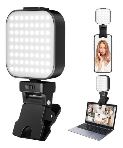 Computador De Vídeo Con Luz Led Recargable Para Selfies S
