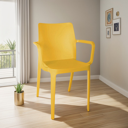 Silla Solei Con Descansa Brazos Set 6 Piezas