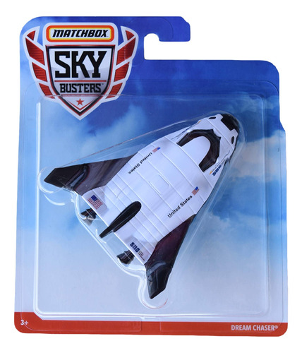Matchbox Sky Busters Dream Chaser, Blanco Y Negro