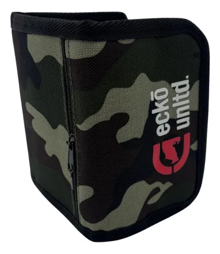 Billetera Ecko De Lona Para Hombre Verde Liso