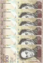 Comprar 2 Billetes Consecutivos  Bsf. 100  - Bu8 Octubre 29 2013